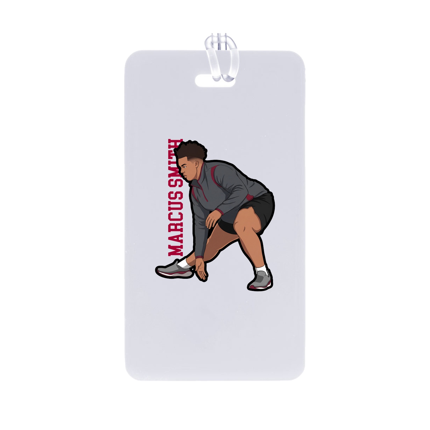 Bag Tag — Name Vertical in Classic