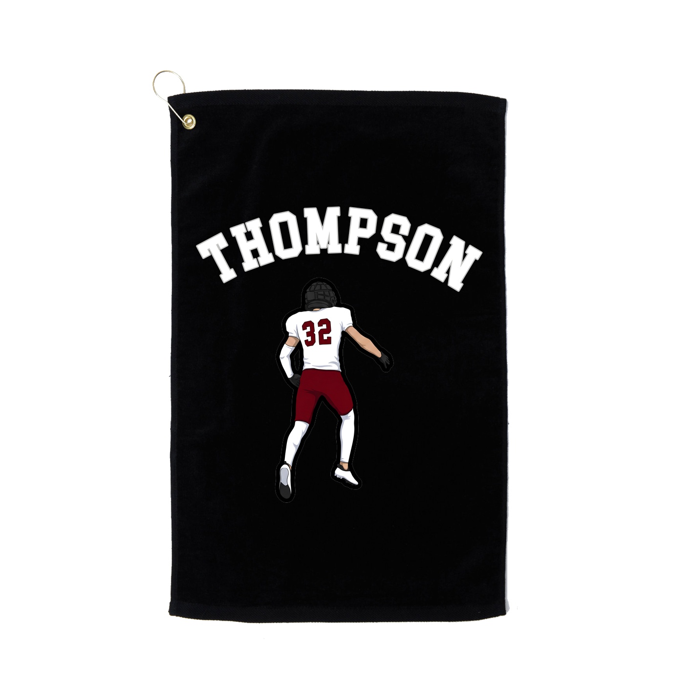 Golf Towel — Shirsey Arch in Black