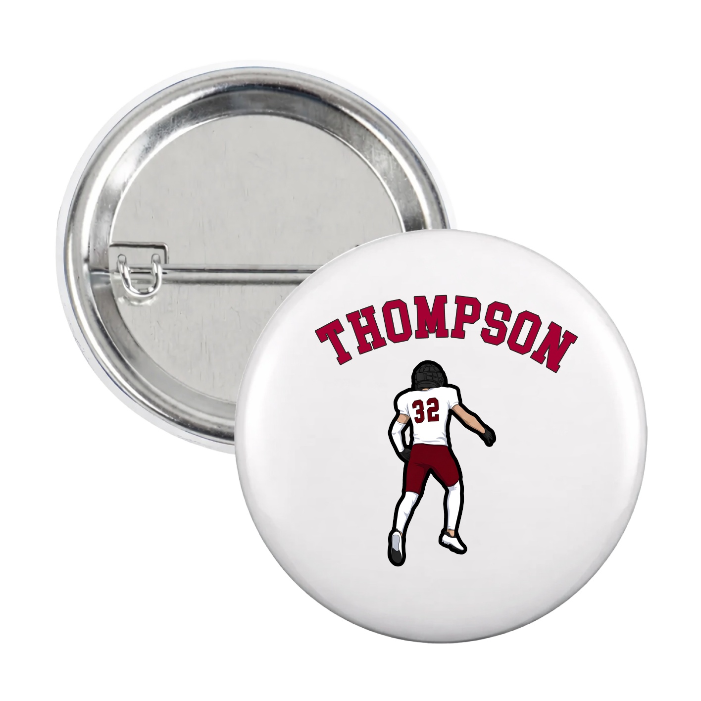 Game Day Button — Shirsey Arch in White