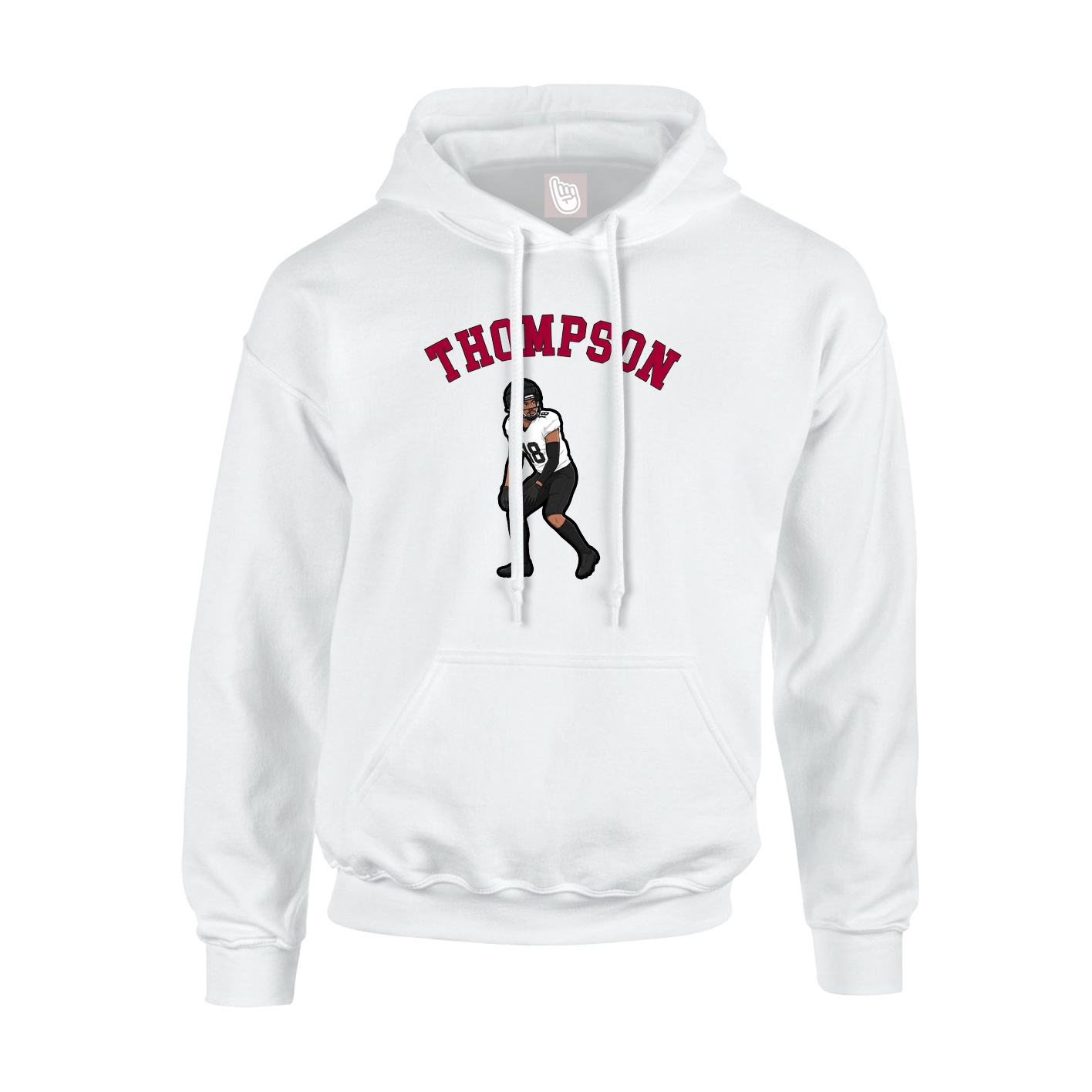 Hoodie — Shirsey Arch in White