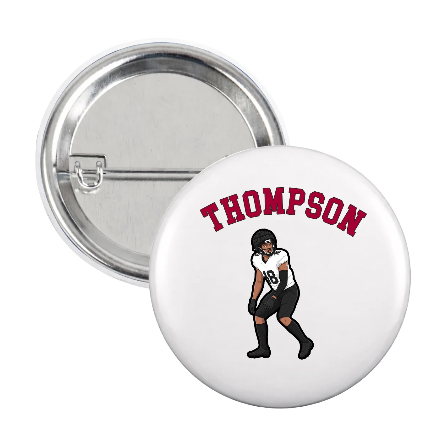 Game Day Button — Shirsey Arch in White