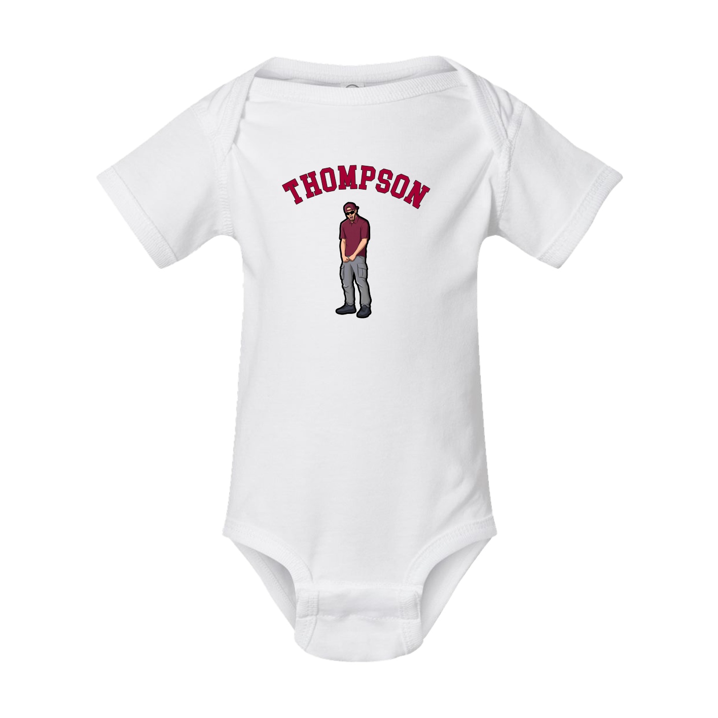 Baby Onesie — Shirsey Arch in White