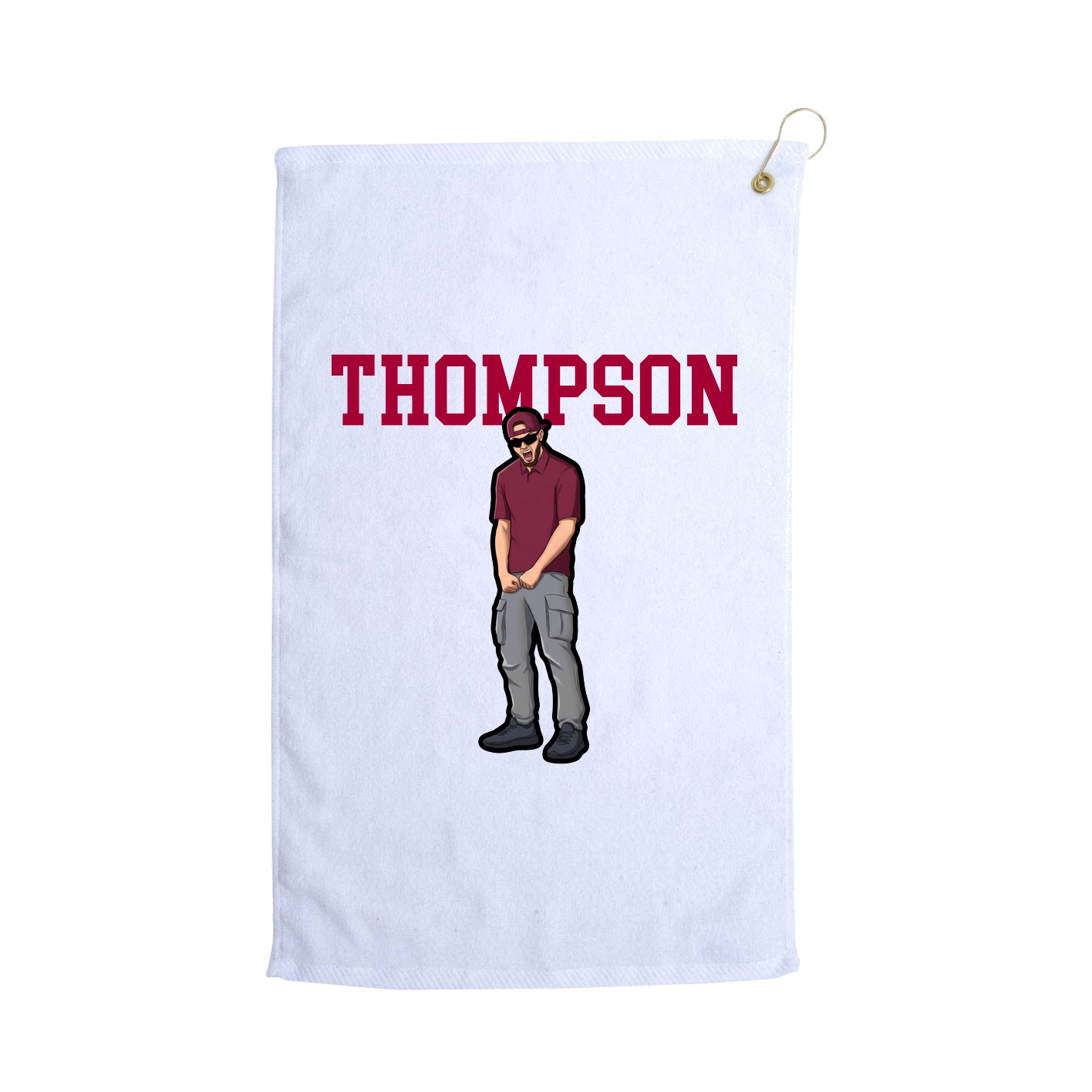 Golf Towel — Shirsey in White