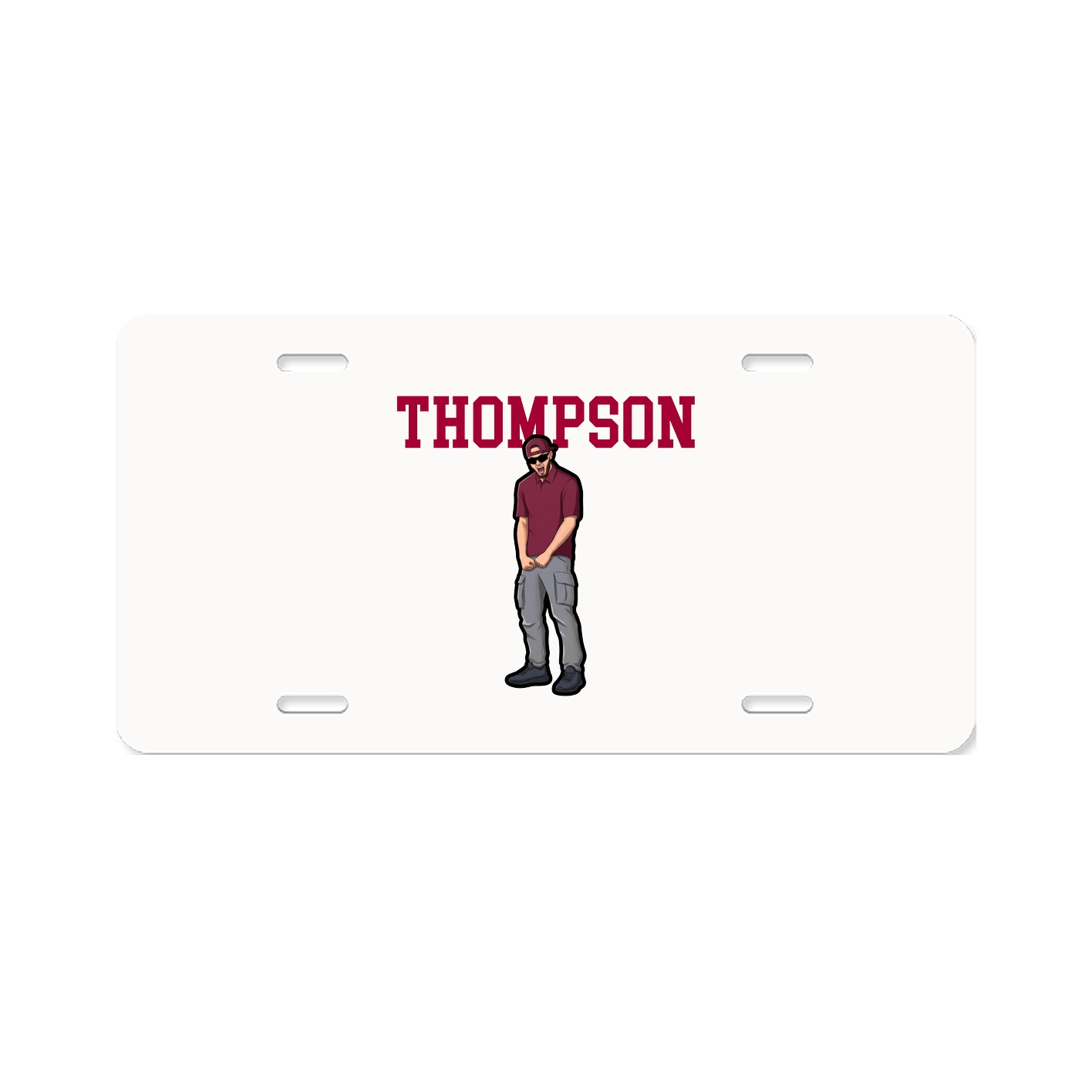 License Plate — Shirsey in Classic
