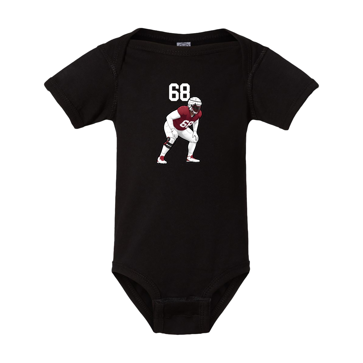 Baby Onesie — Number Top in Black