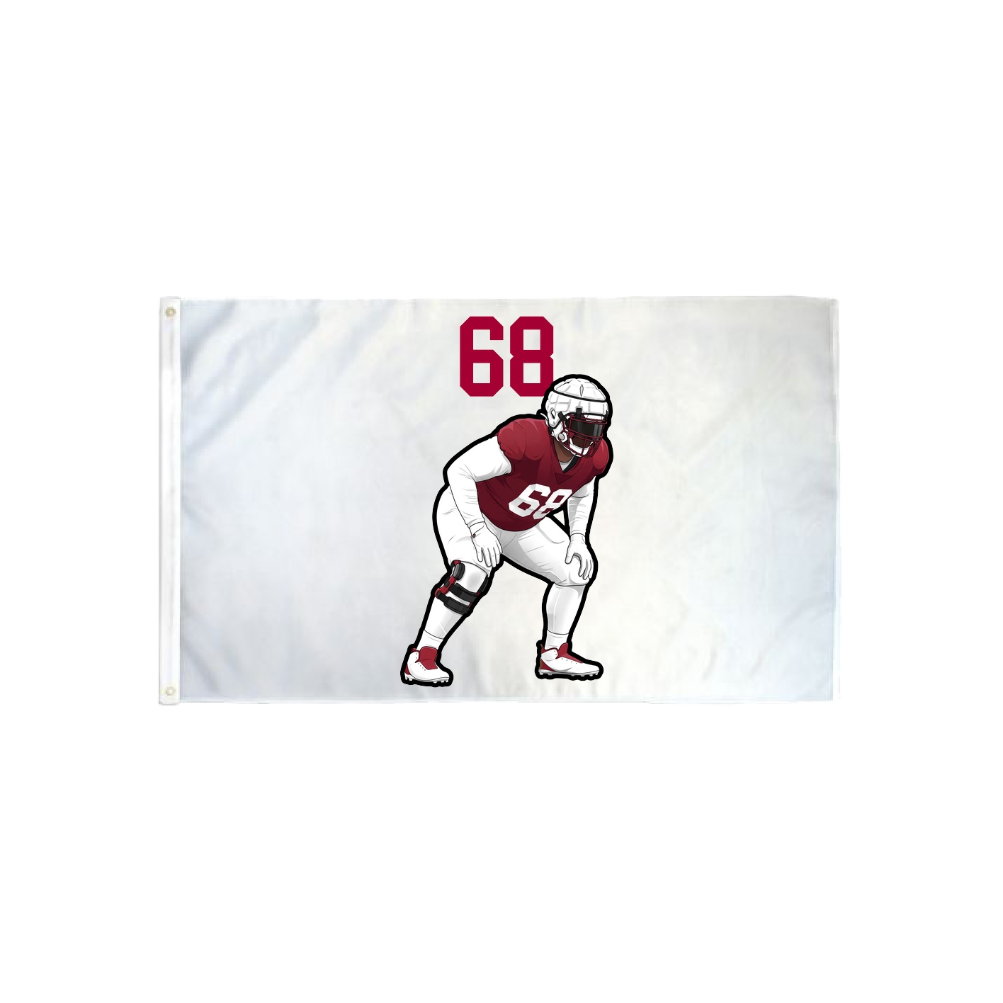 3x5 Flag — Number Top in Classic