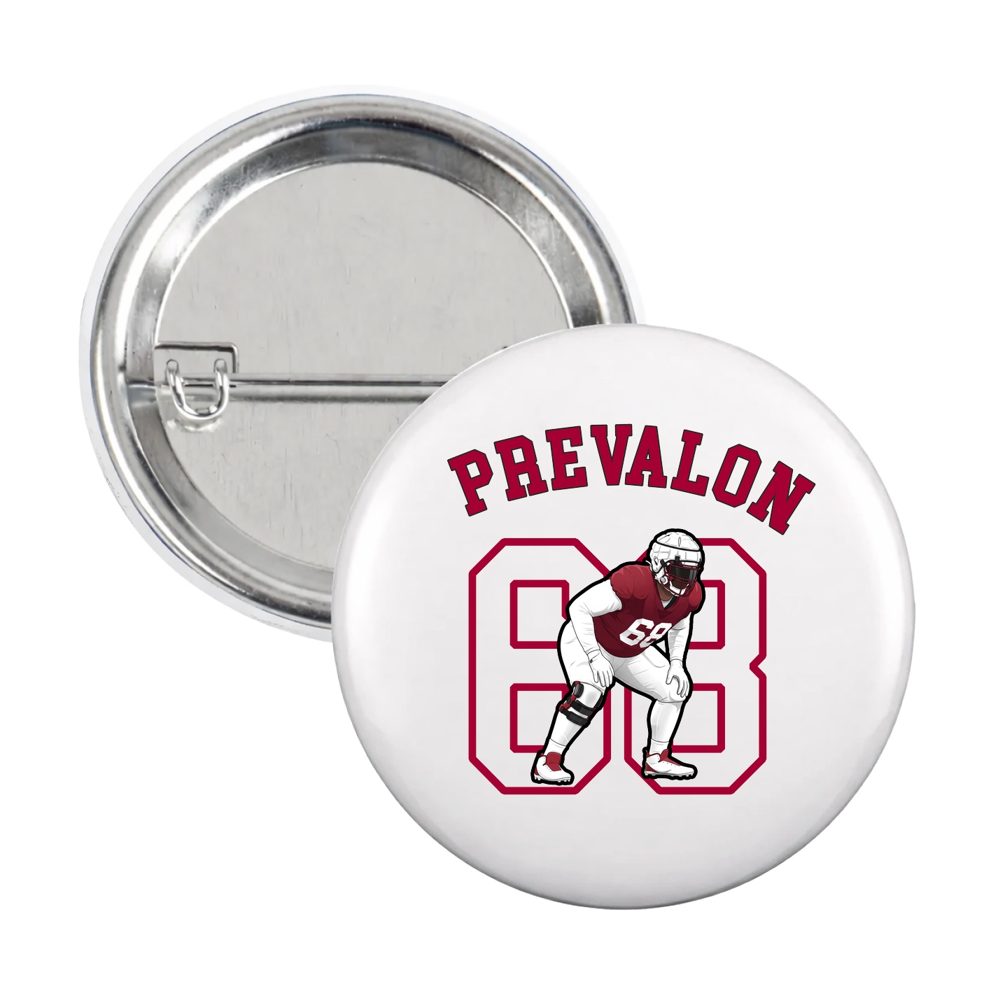 Game Day Button — Shirsey Arch in White
