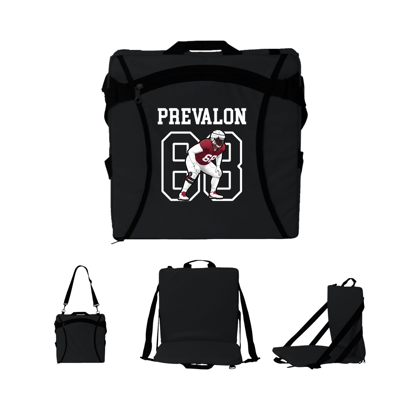 Folding Stadium Seat — Shirsey in Black