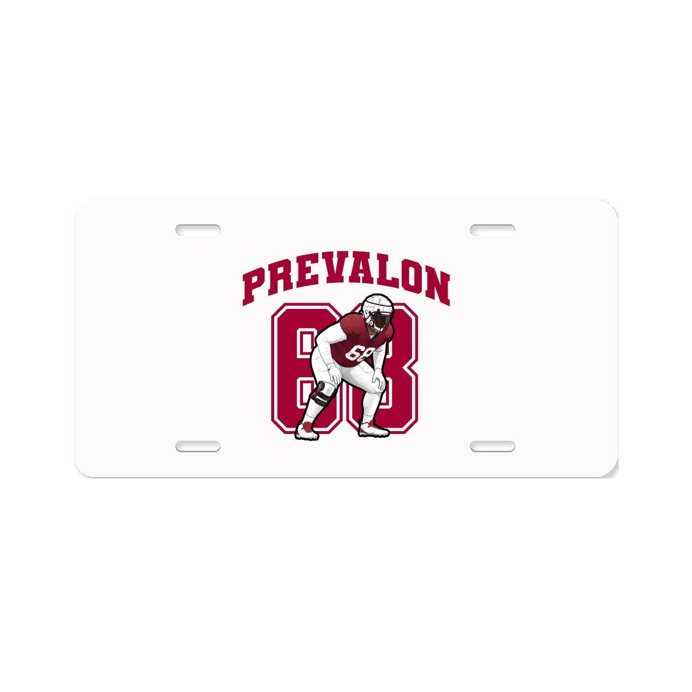 License Plate — Number in Classic