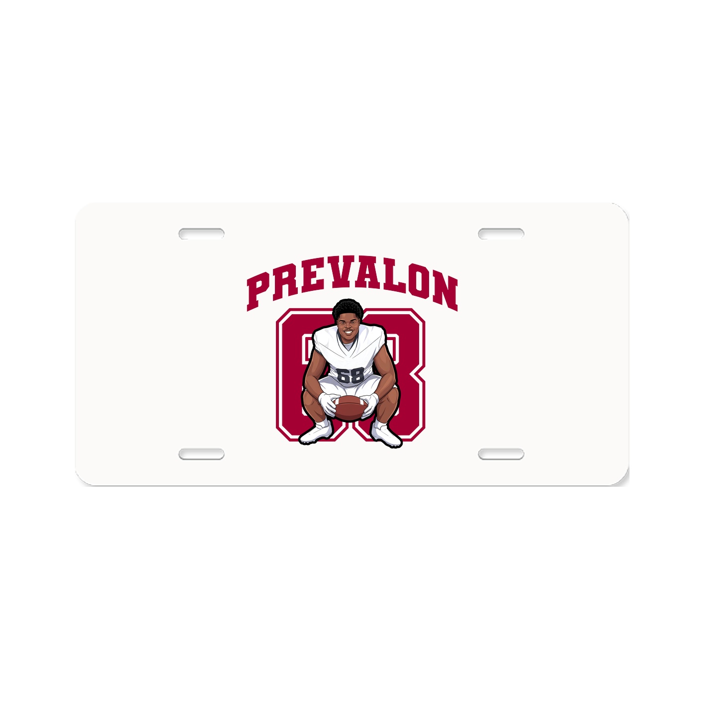 License Plate — Number in Classic