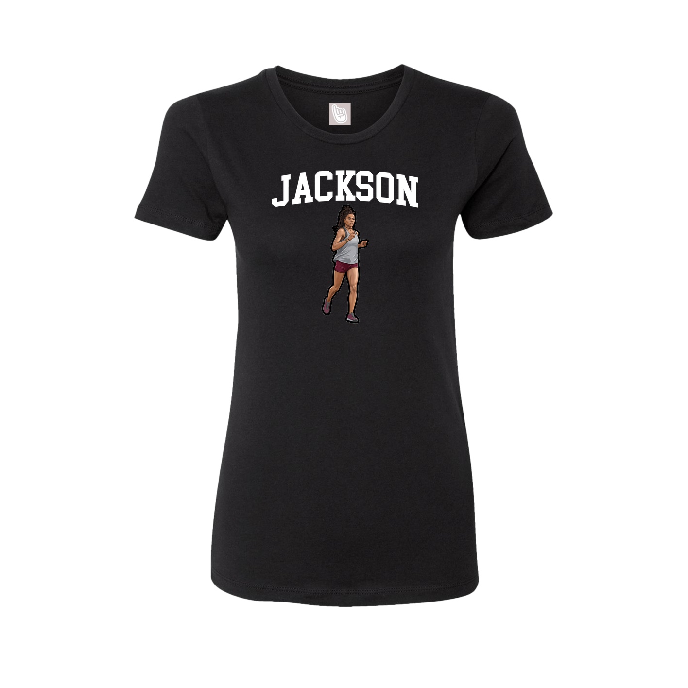 Fitted Women's Tee — Shirsey in Black