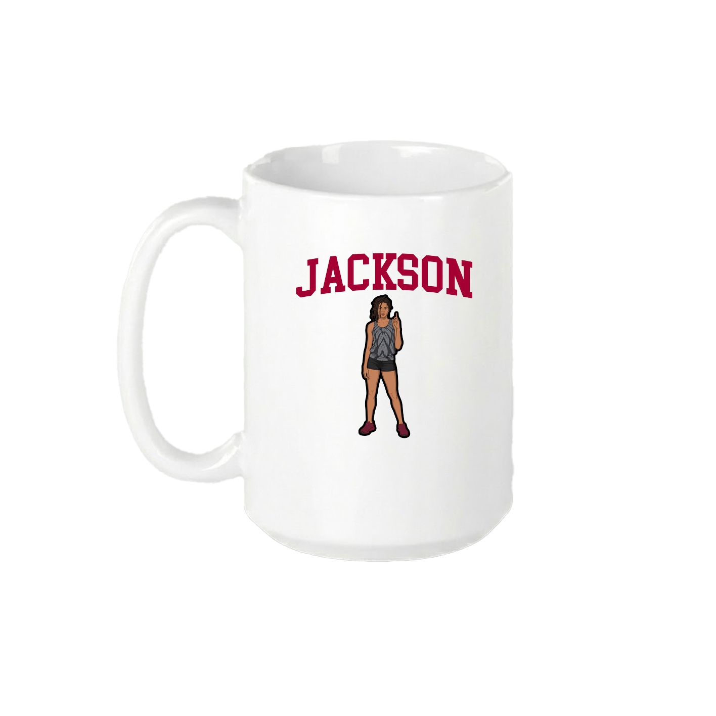15oz Coffee Mug — Shirsey in White