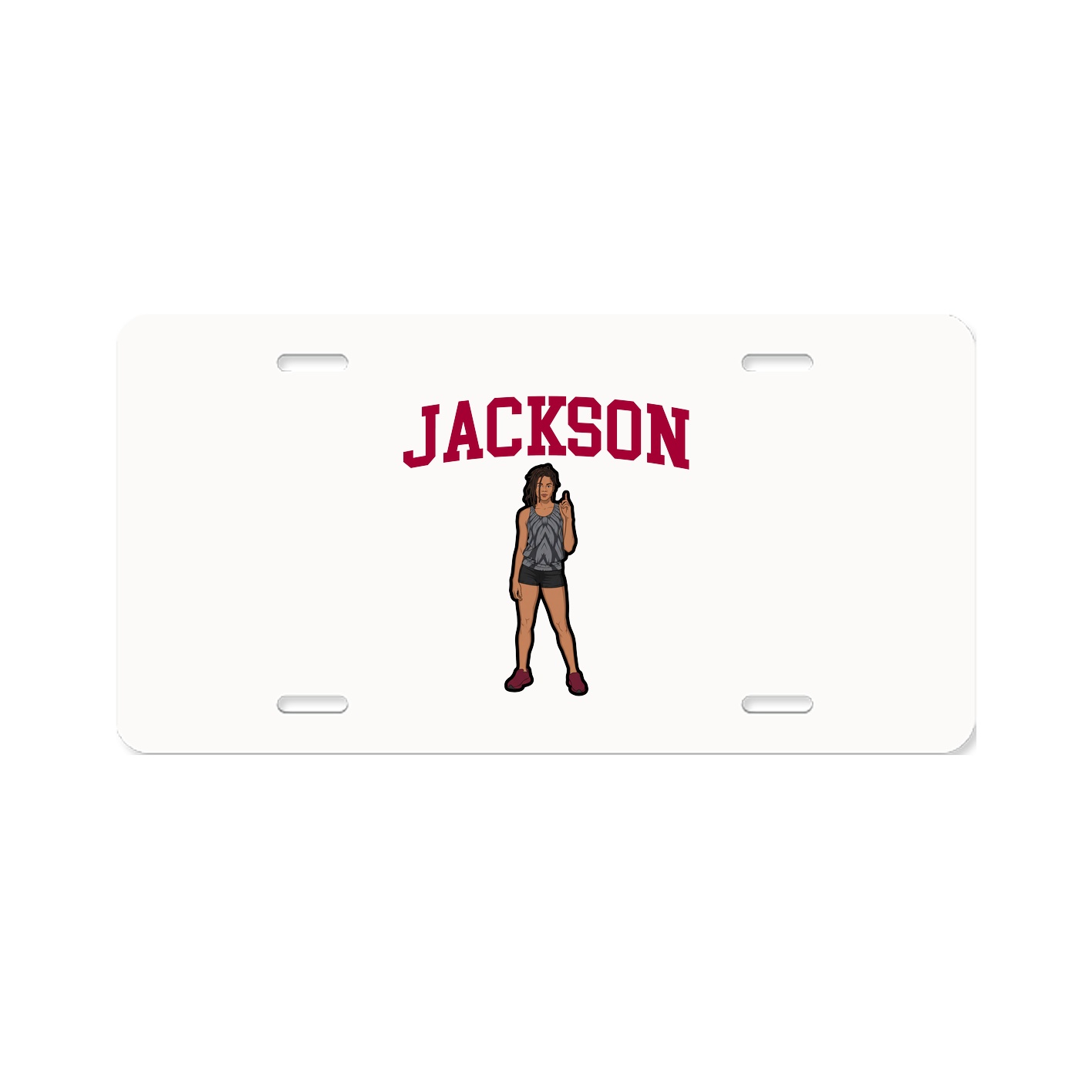License Plate — Shirsey in Classic