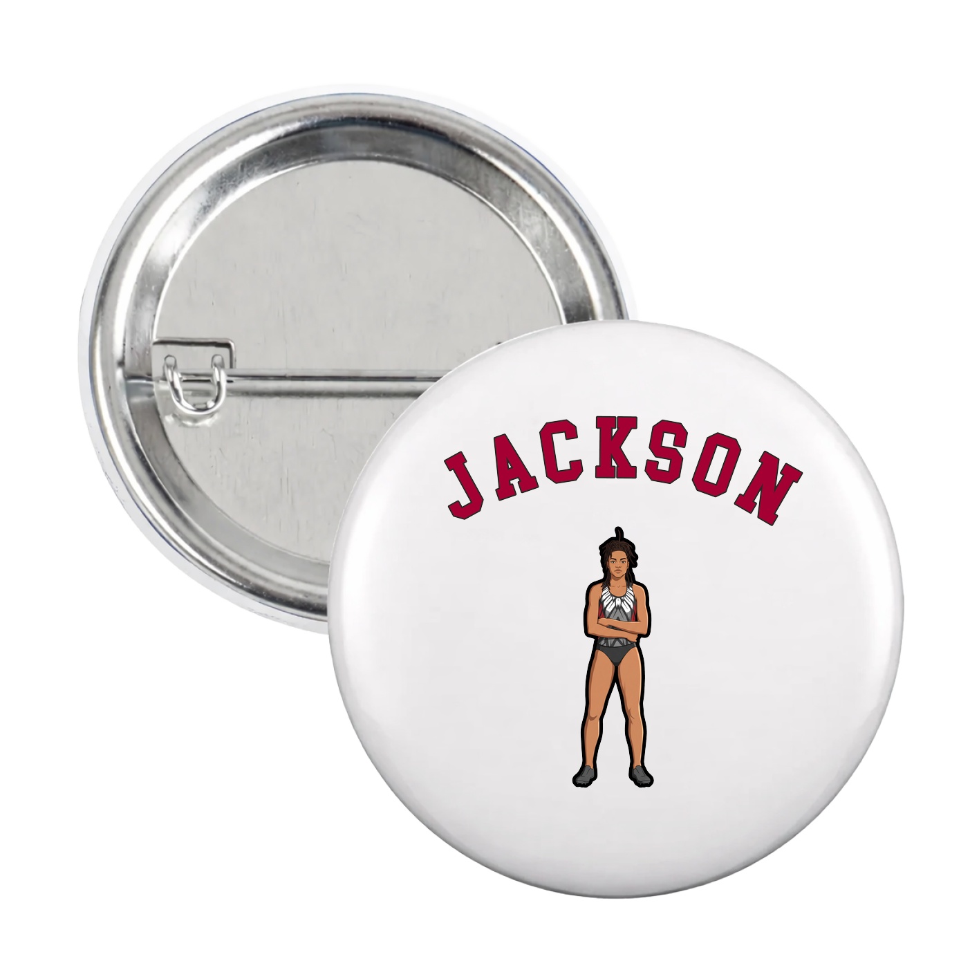 Game Day Button — Shirsey Arch in White