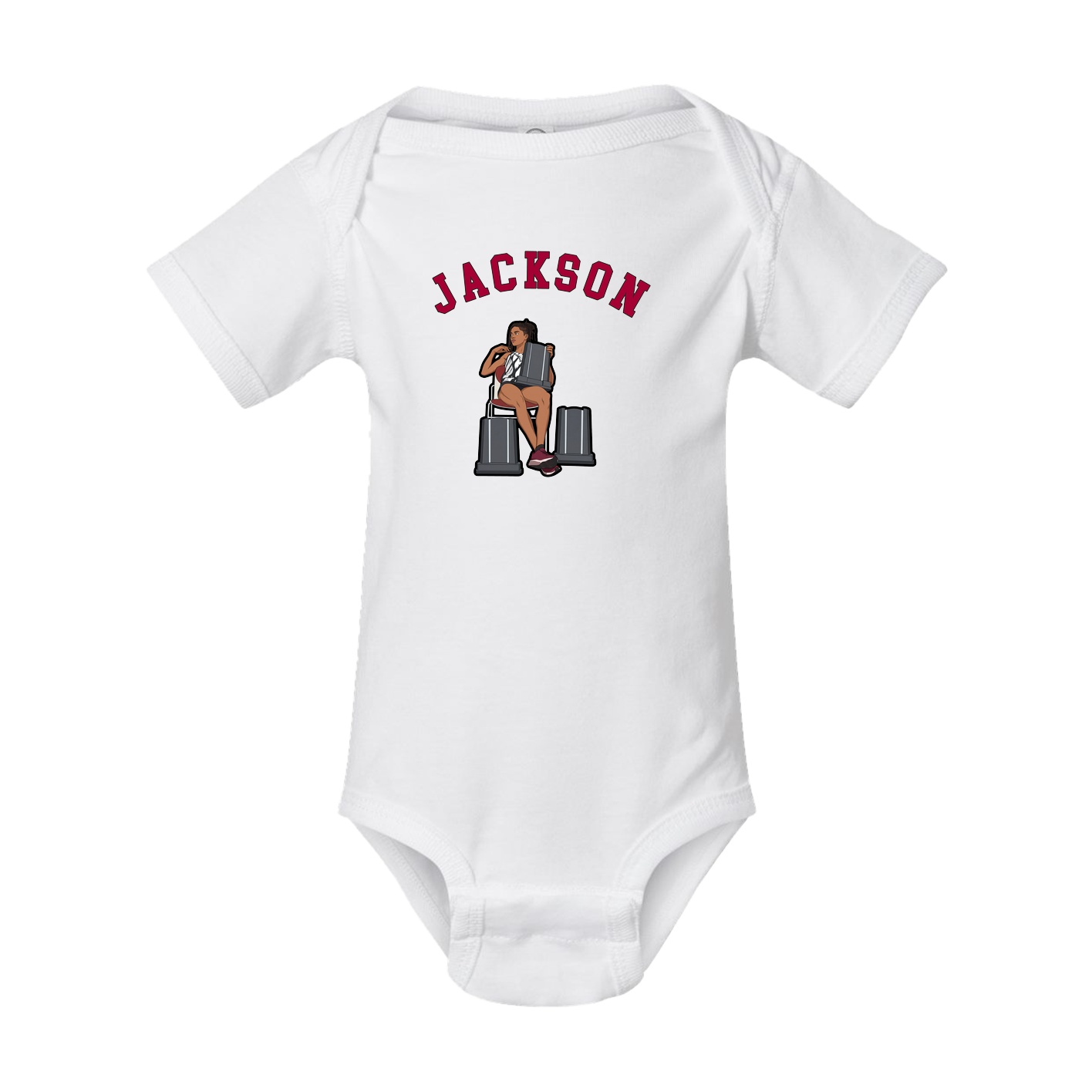Baby Onesie — Shirsey Arch in White