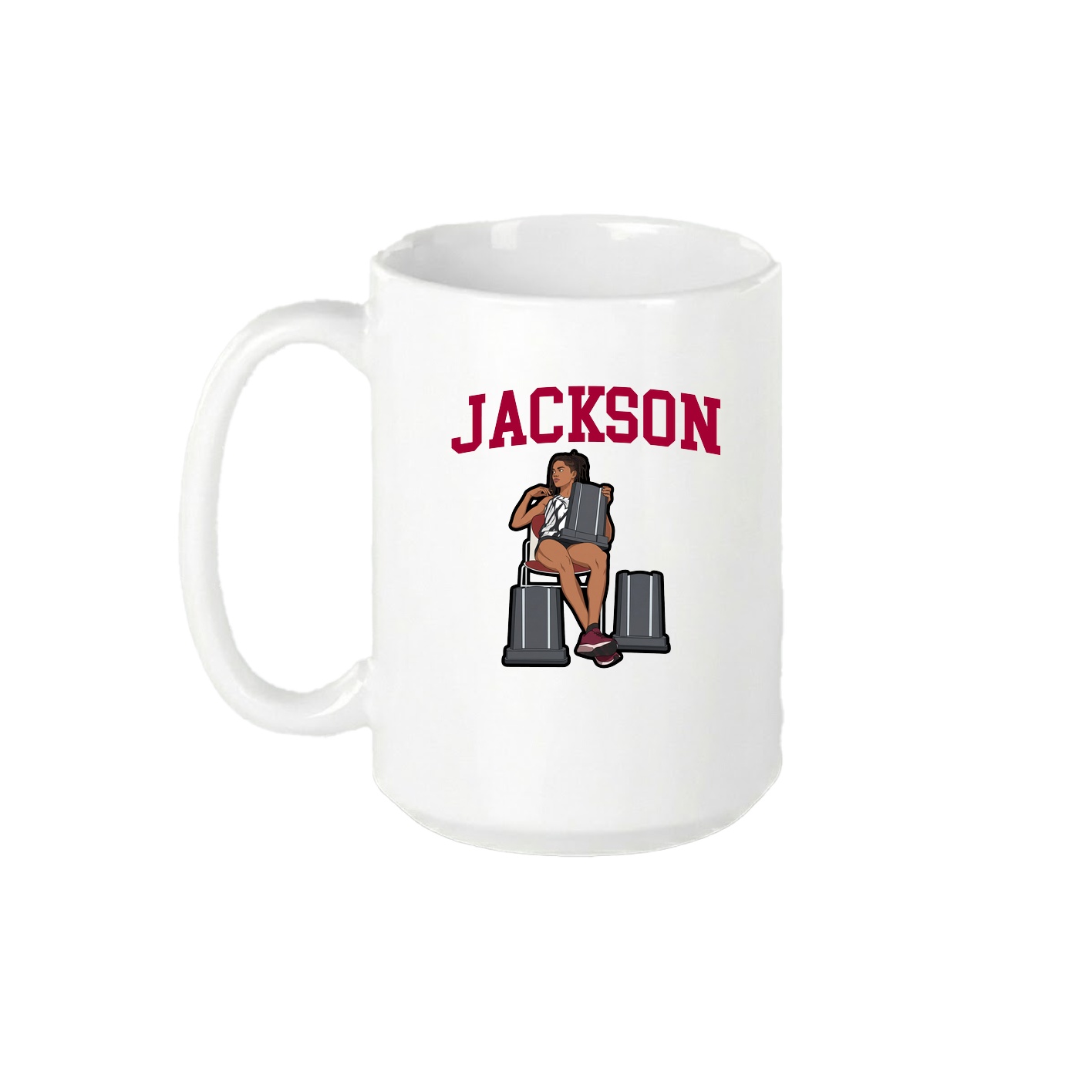 15oz Coffee Mug — Shirsey in White
