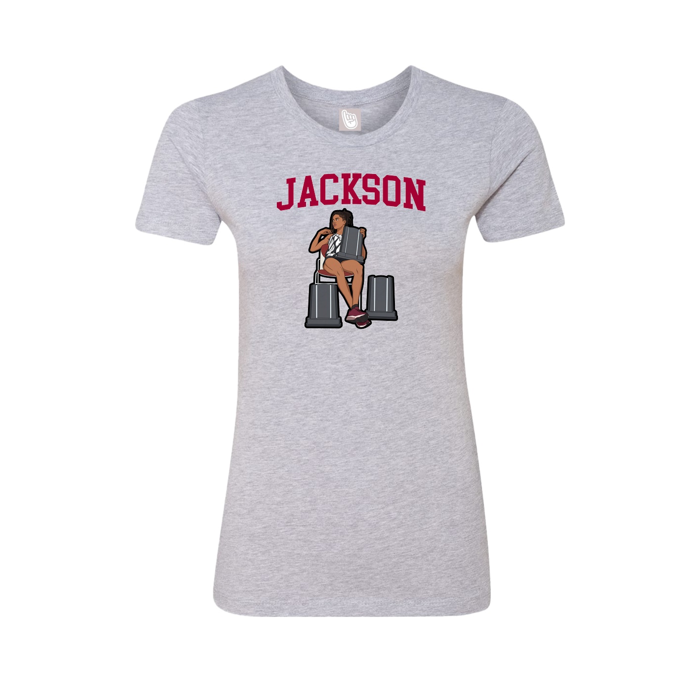 Fitted Women's Tee — Shirsey in Grey