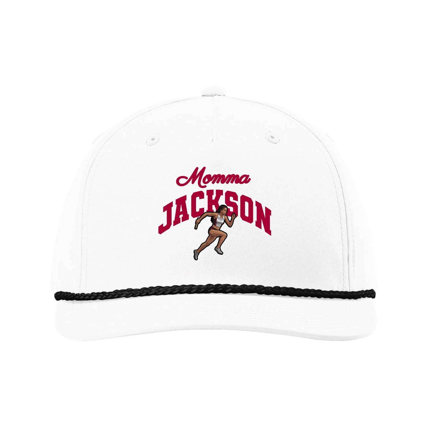 Five-Panel Classic Rope Cap — Mothers Day Arch in White