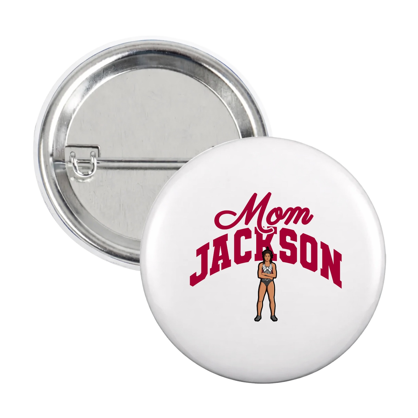Game Day Button — Mothers Day Arch in White