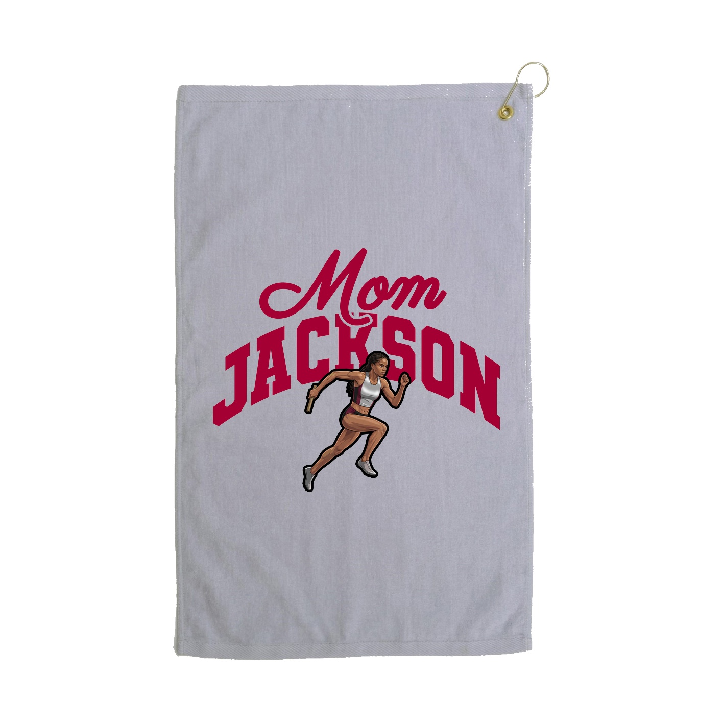 Golf Towel — Mothers Day Arch in Grey