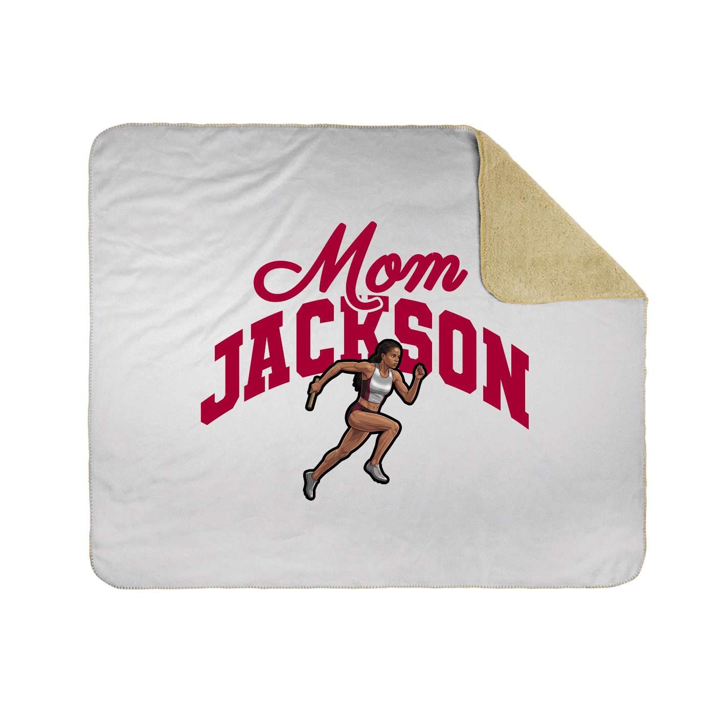 Throw Blanket — Mothers Day Arch in White