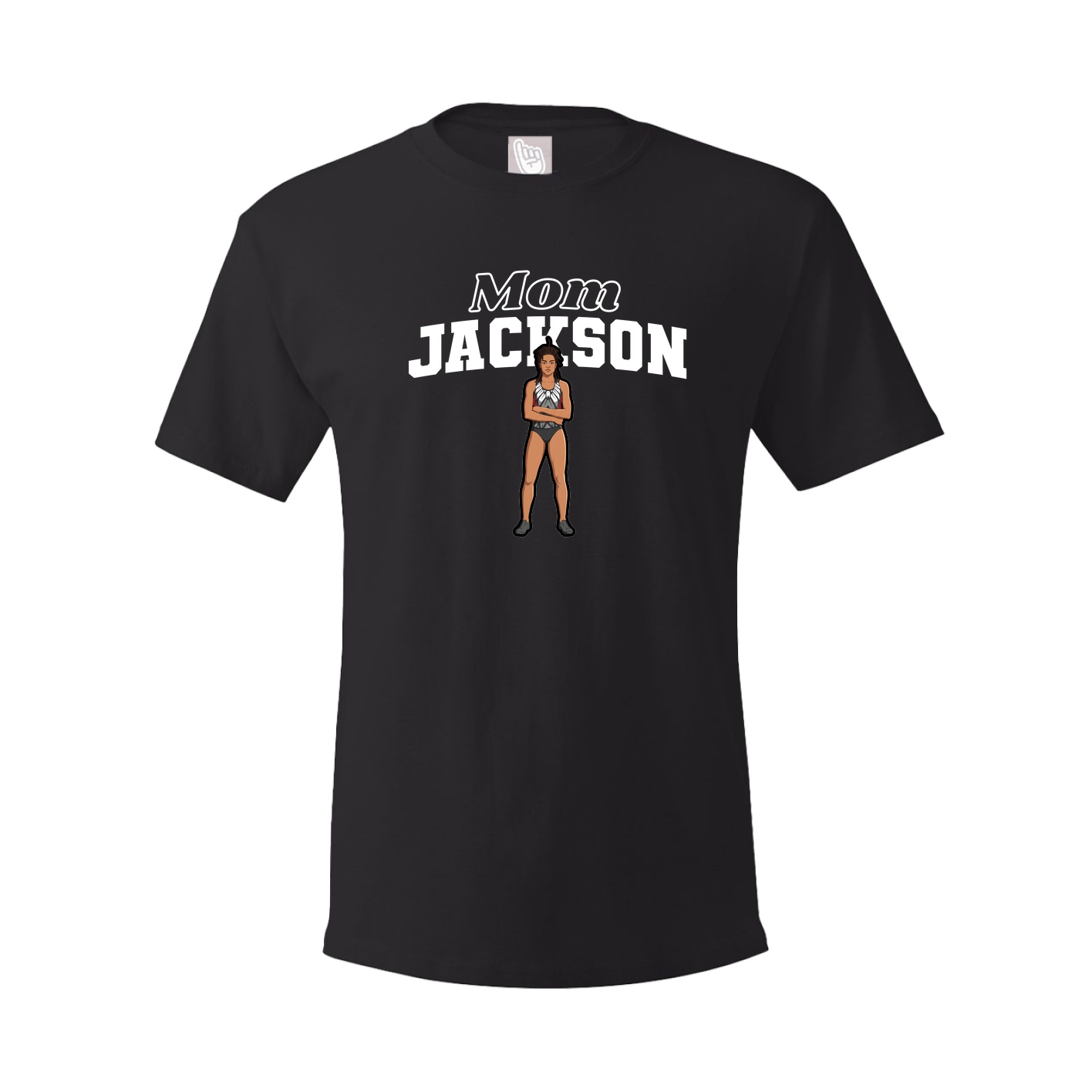 Youth Tee — Mothers Day Block in Black