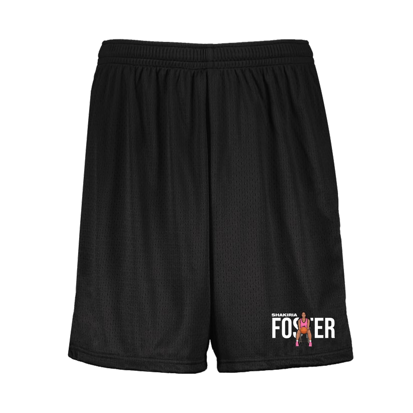 Shorts — Player Name in Black