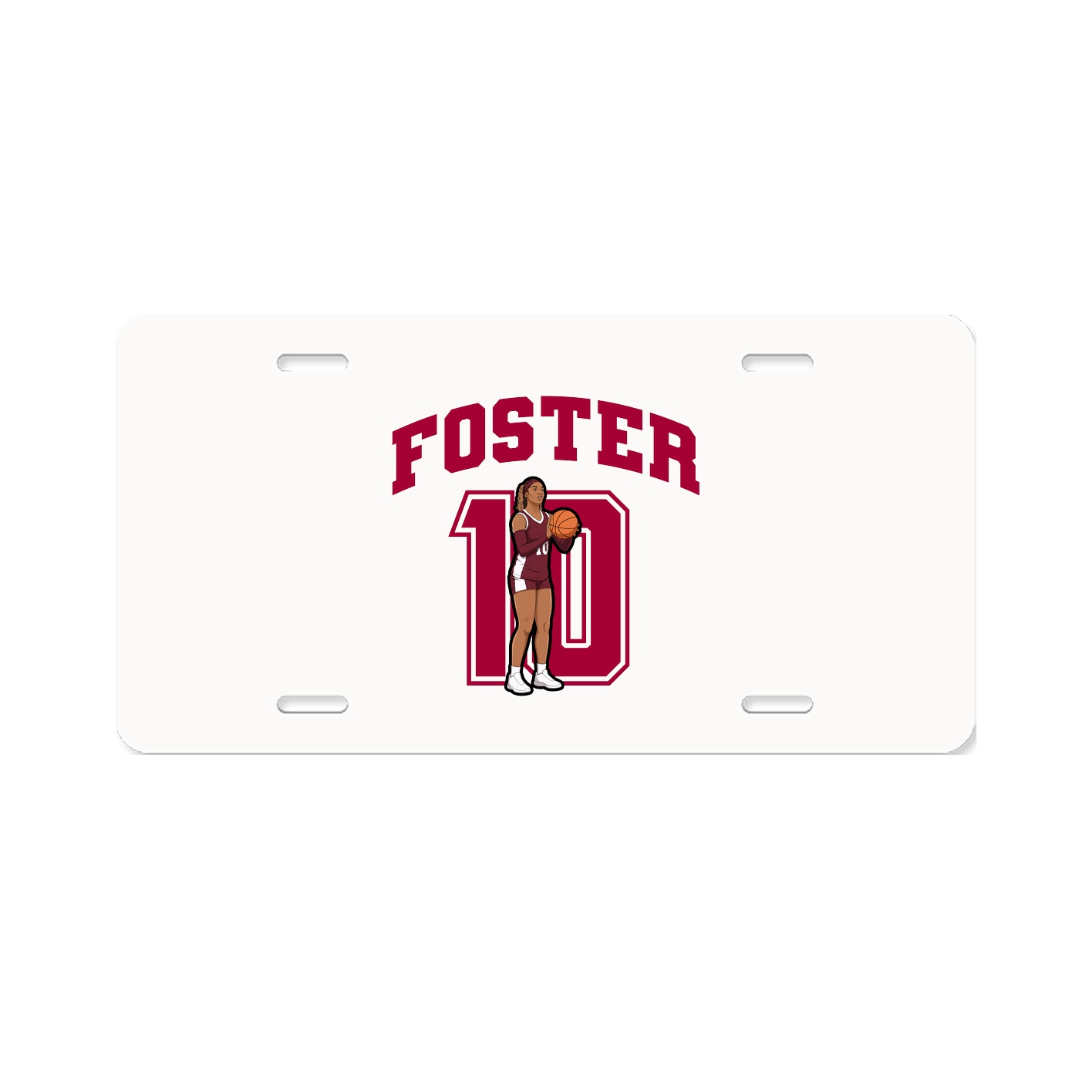 License Plate — Number in Classic