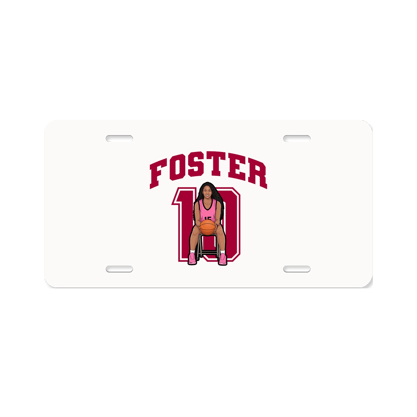 License Plate — Number in Classic