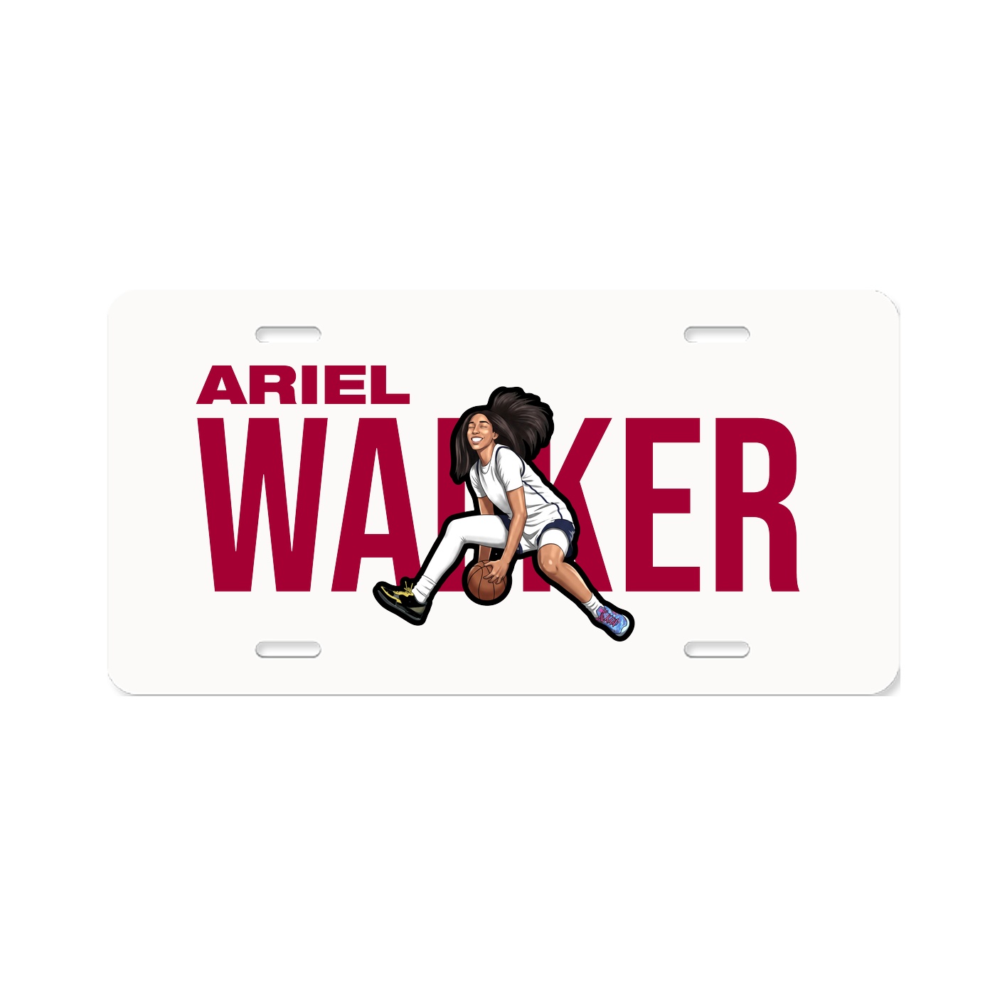 License Plate — Player Name in Classic