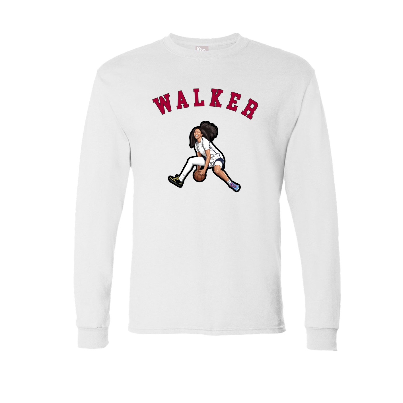 Long Sleeve Tee — Shirsey Arch in White