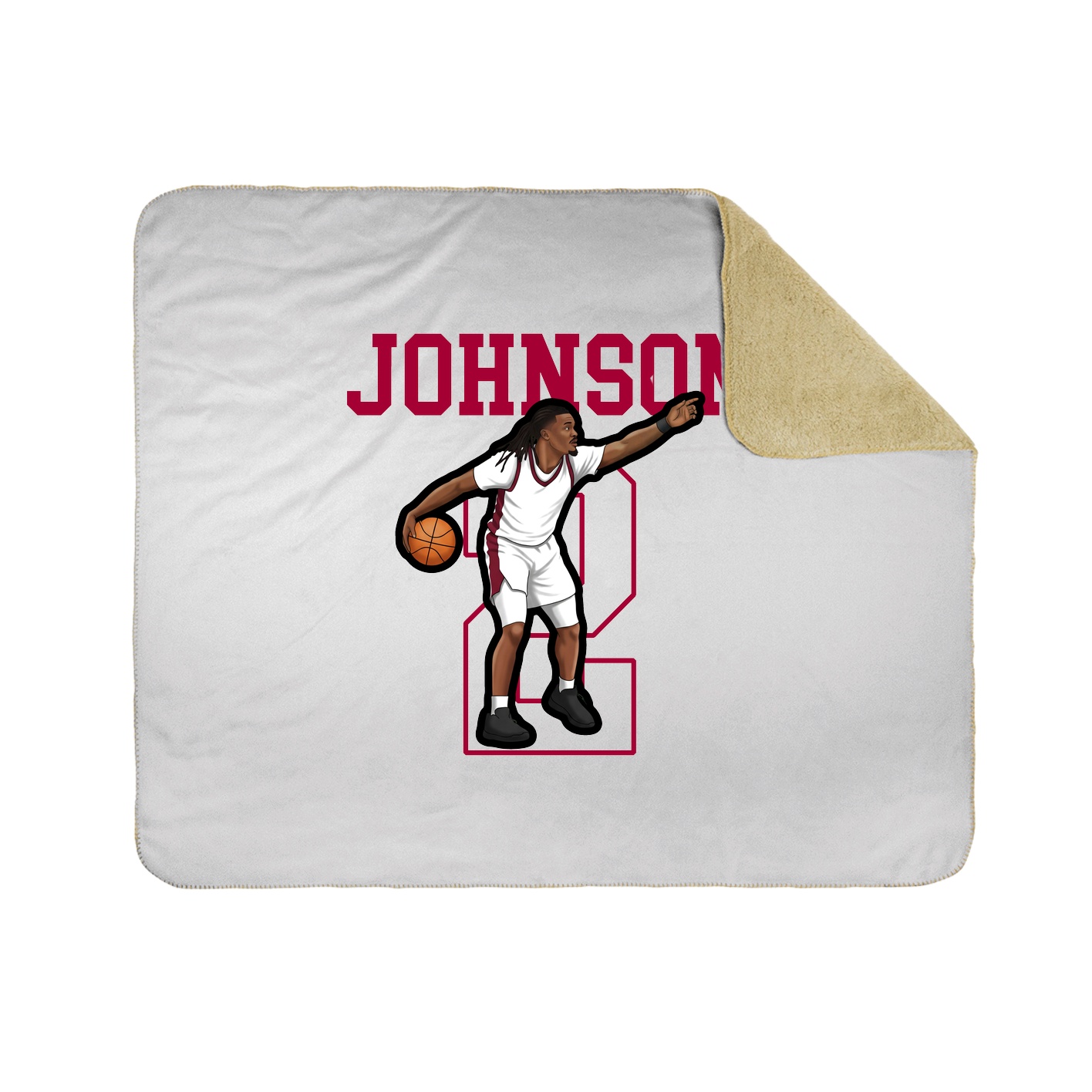 50x60 Sherpa Lined Throw Blanket