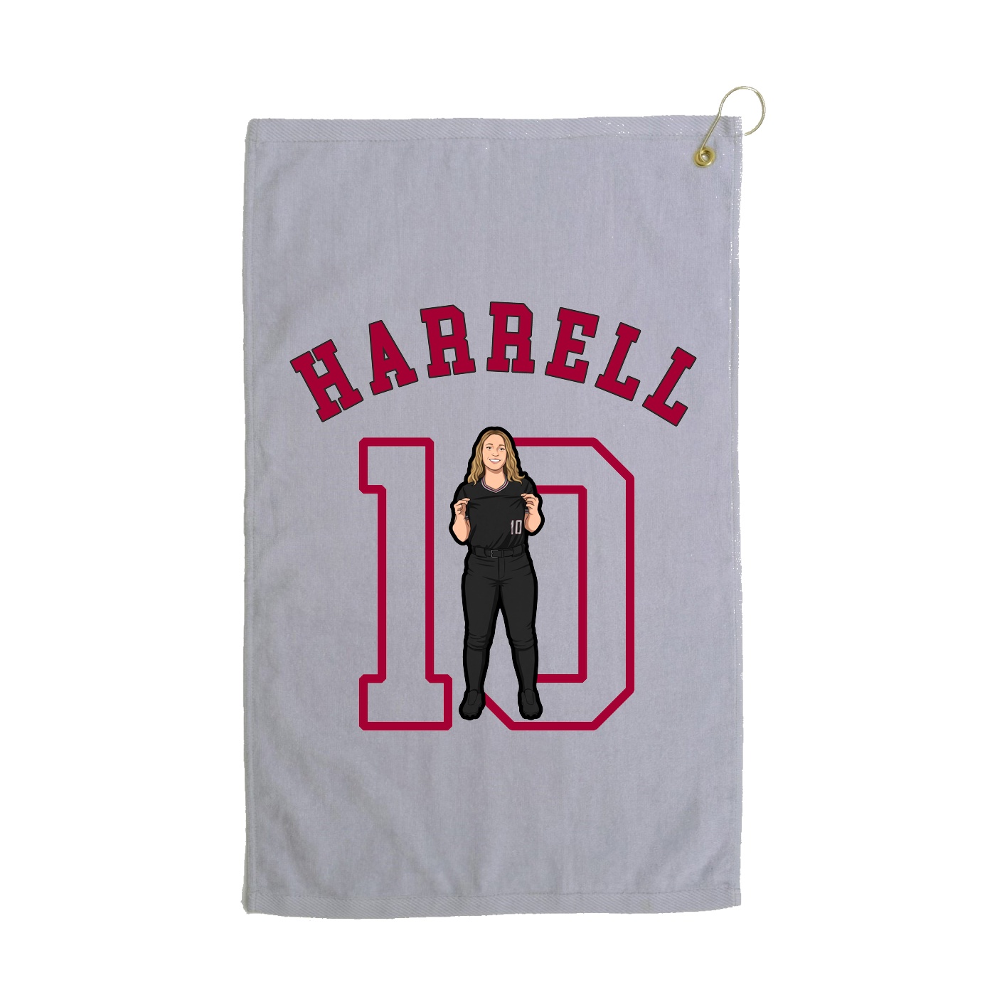 Golf Towel — Shirsey Arch in Grey
