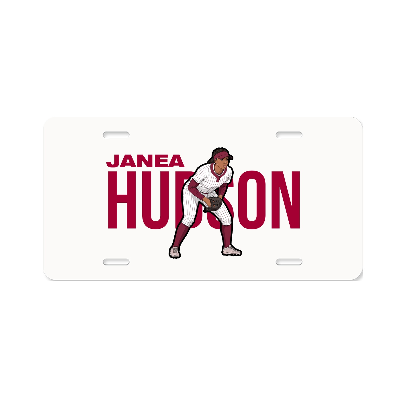 License Plate — Player Name in Classic