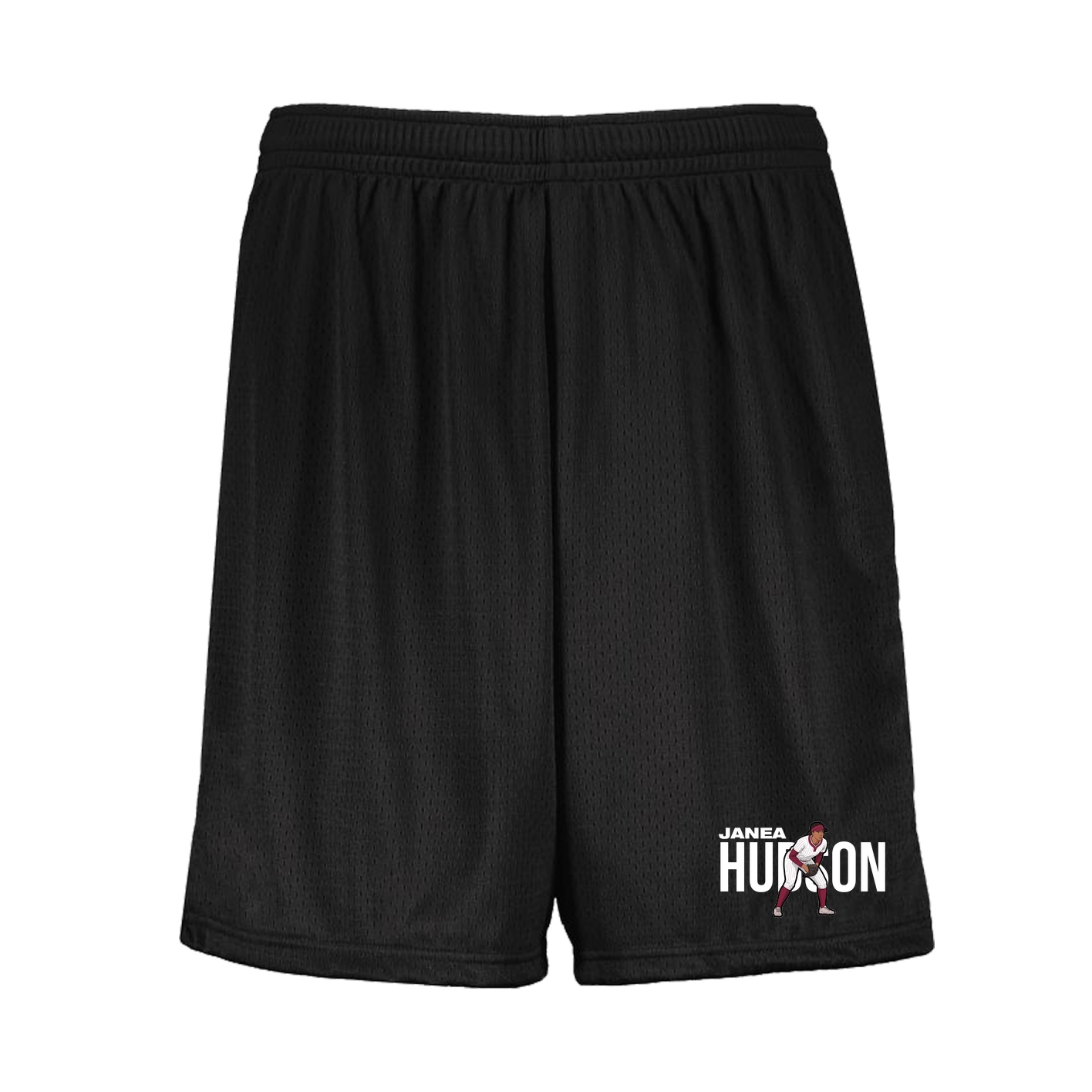 Shorts — Player Name in Black