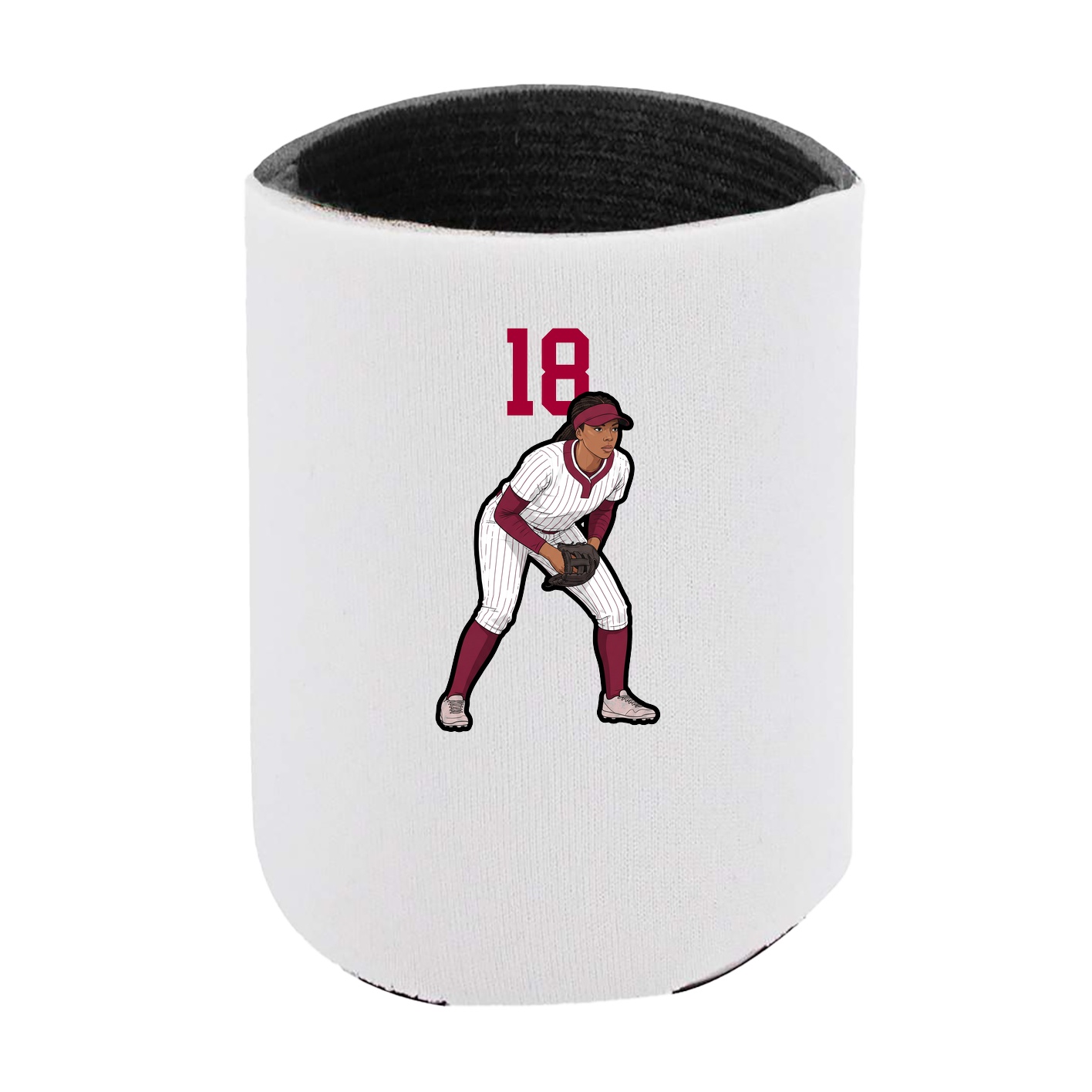 Can Holder — Number Top in White