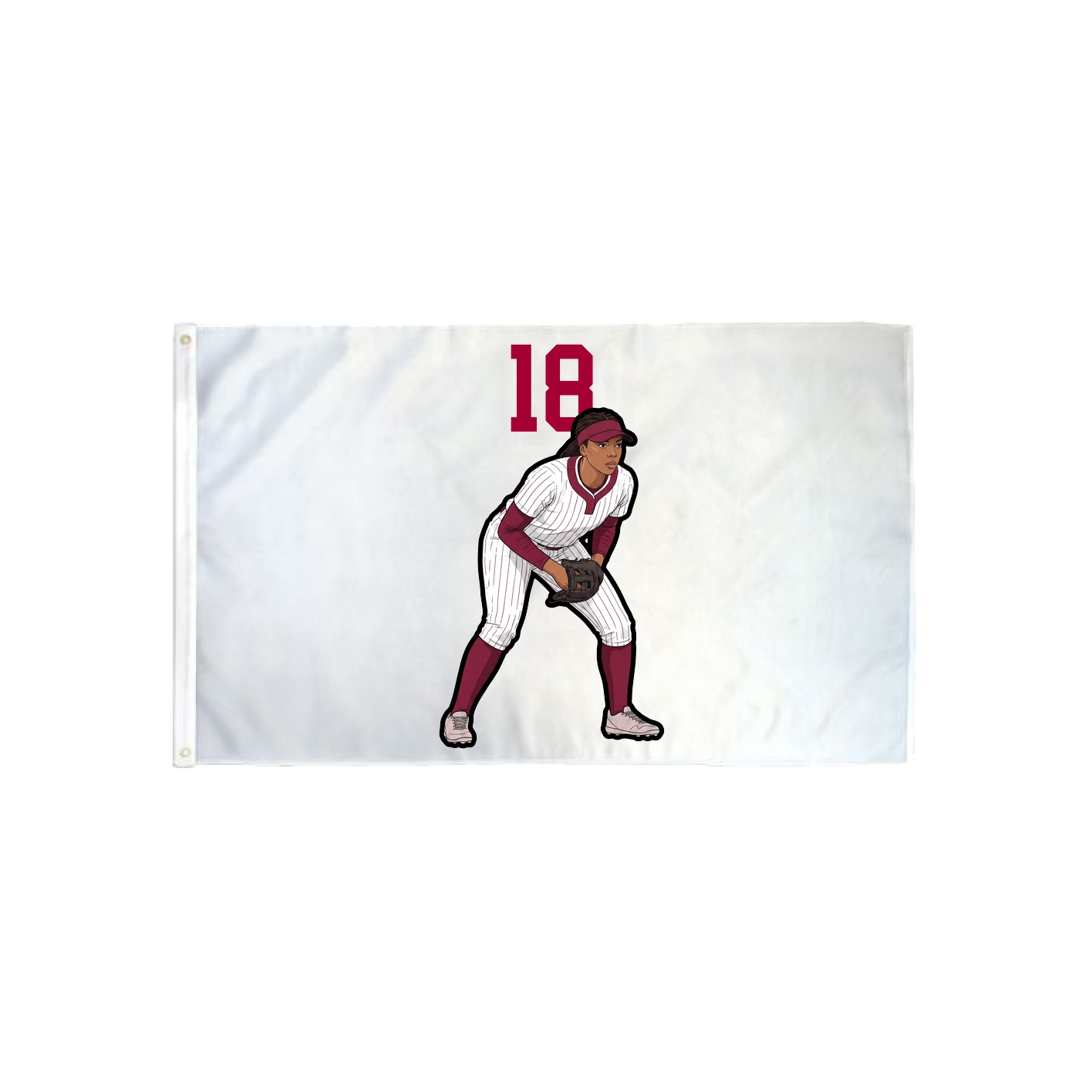 3x5 Flag — Number Top in Classic