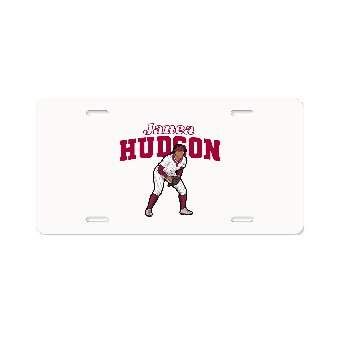 License Plate — Name Arch in Classic