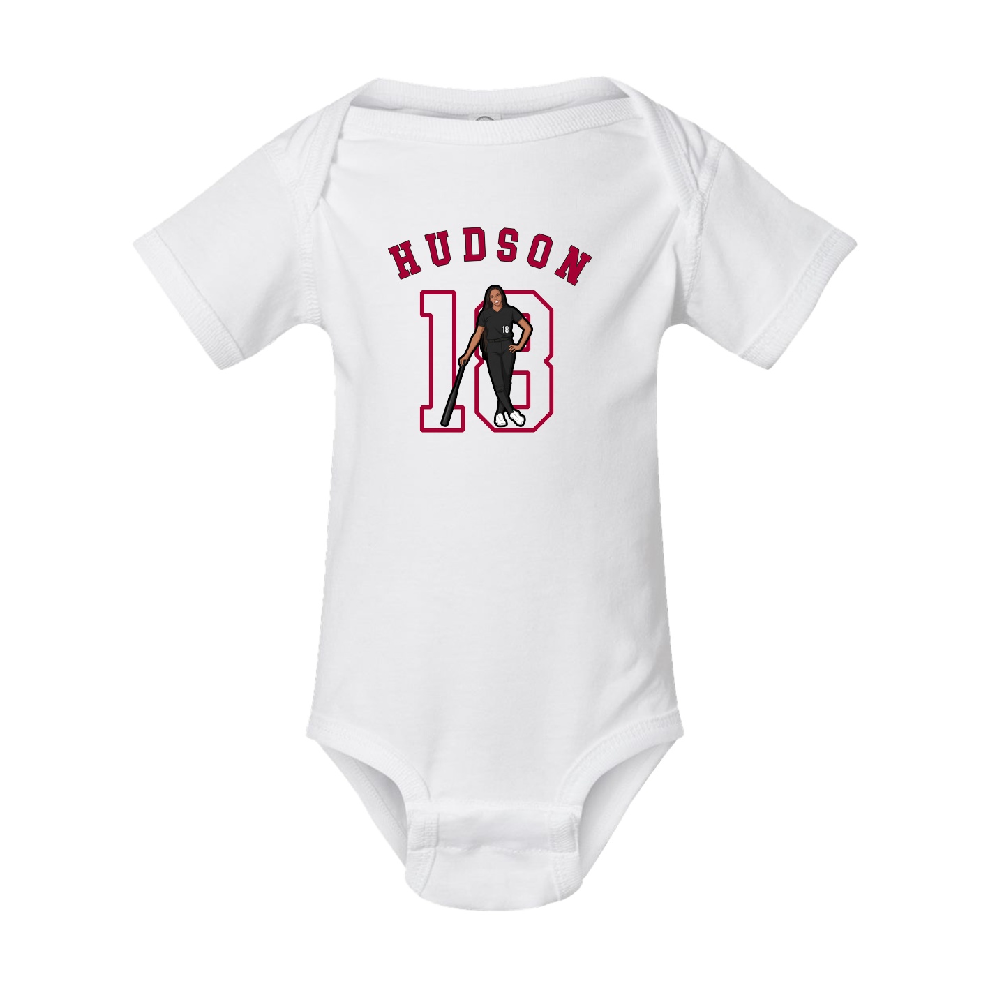 Baby Onesie — Shirsey Arch in White