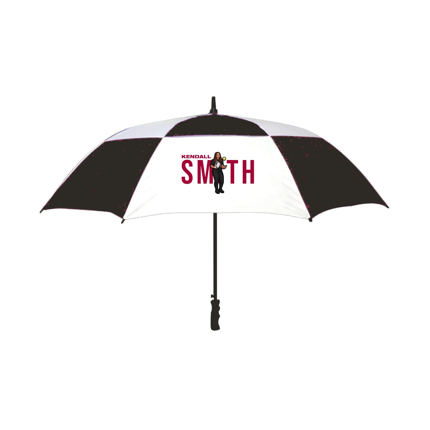 Golf Umbrella — Player Name in Black