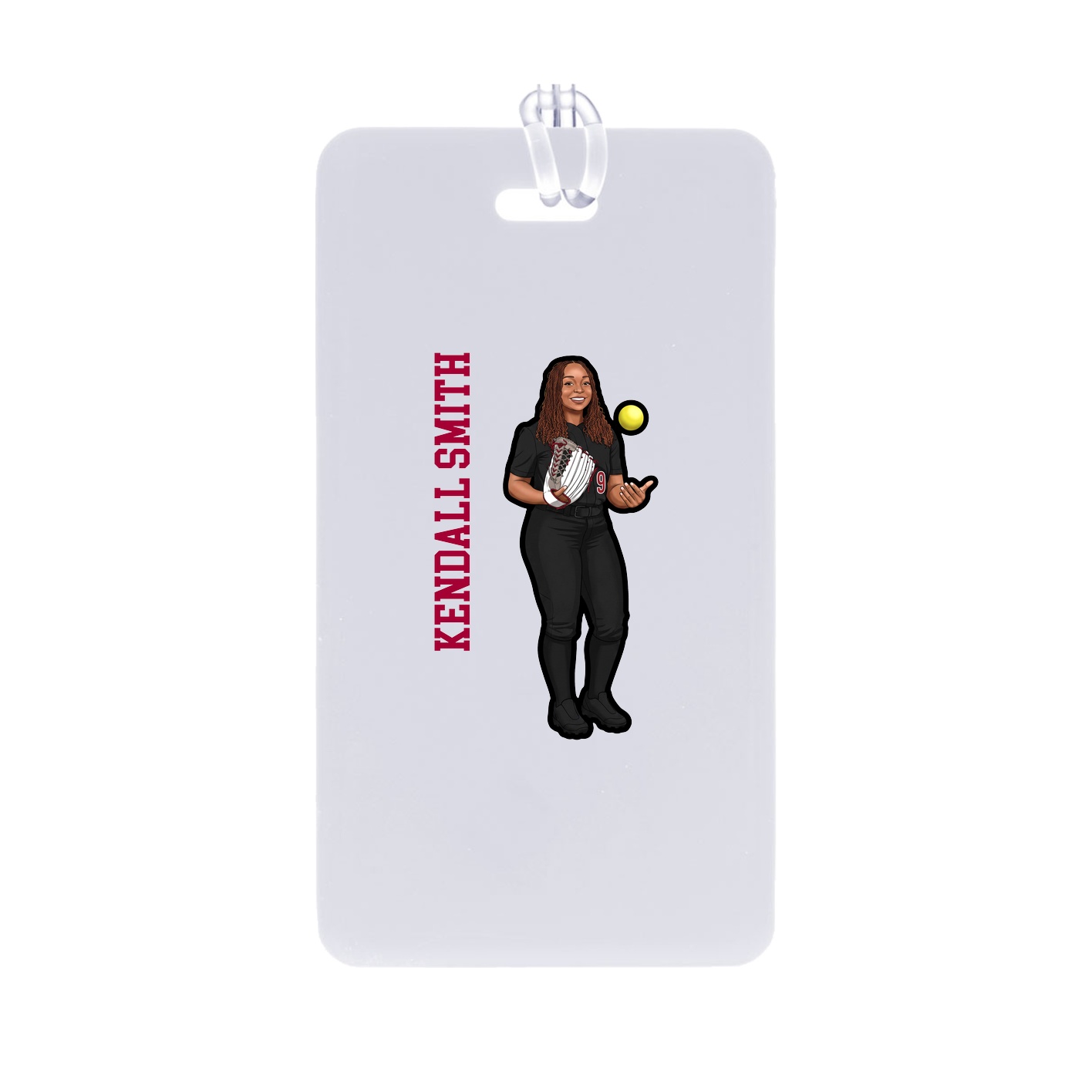 Bag Tag — Name Vertical in Classic