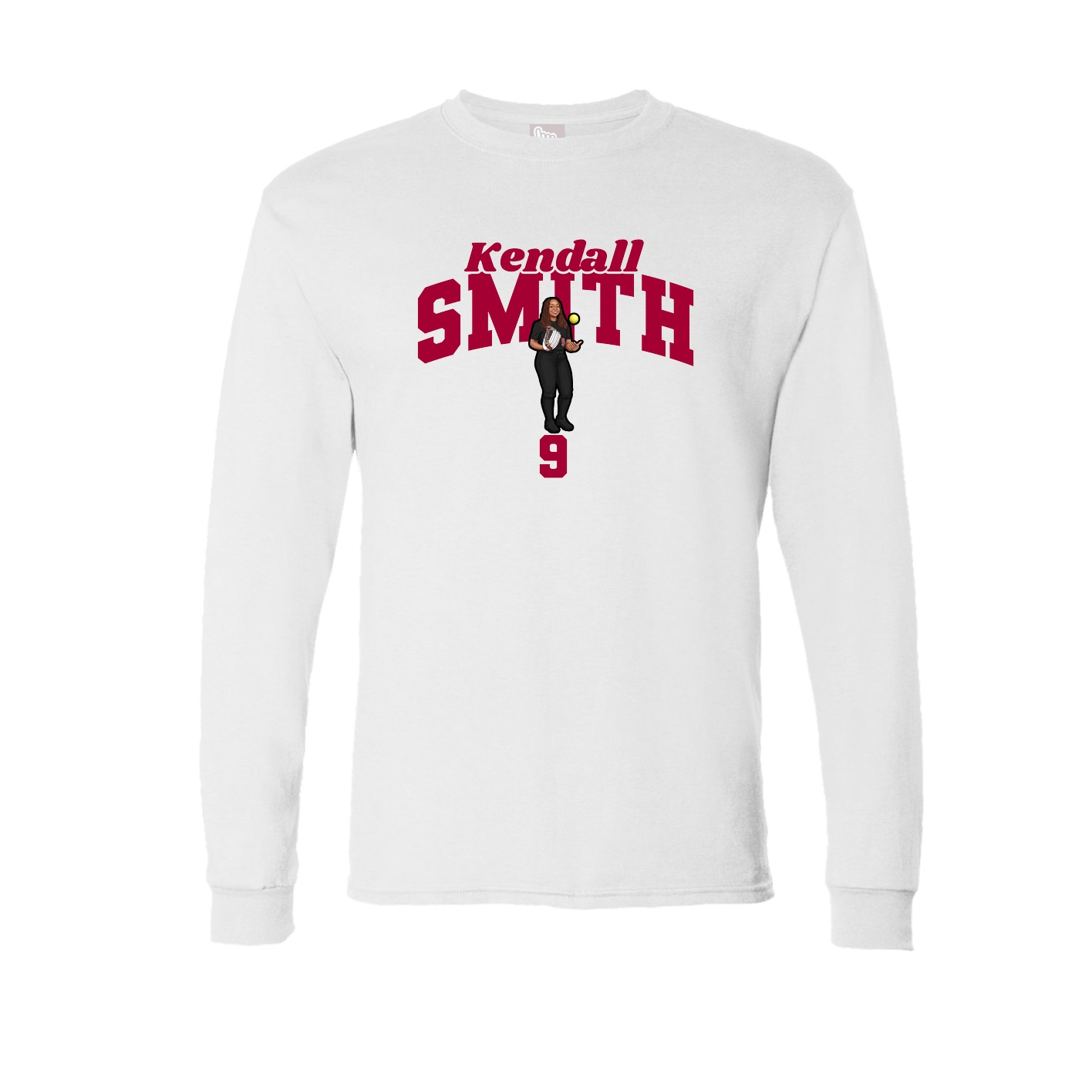 Long Sleeve Tee — Signature Arch in White