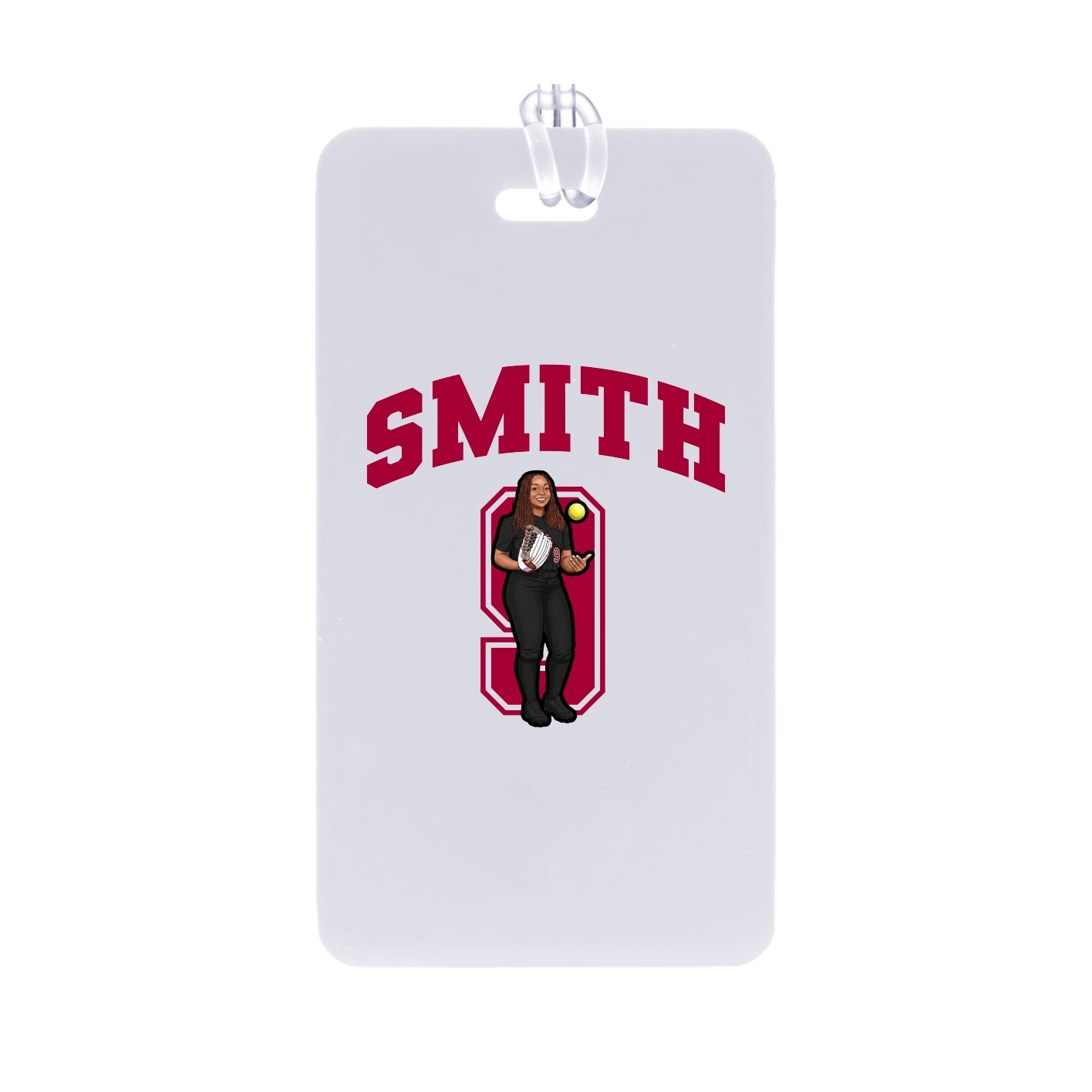 Bag Tag — Number in Classic