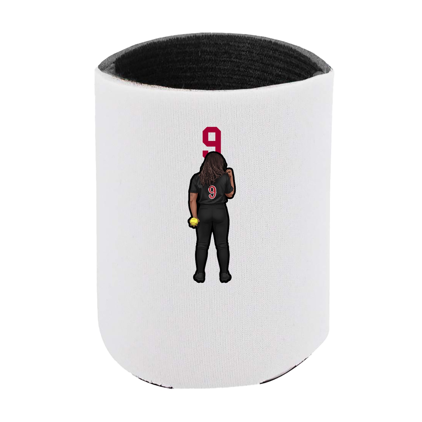 Can Holder — Number Top in White