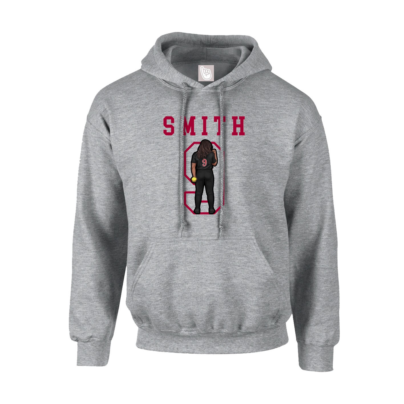 Hoodie — Shirsey in Grey