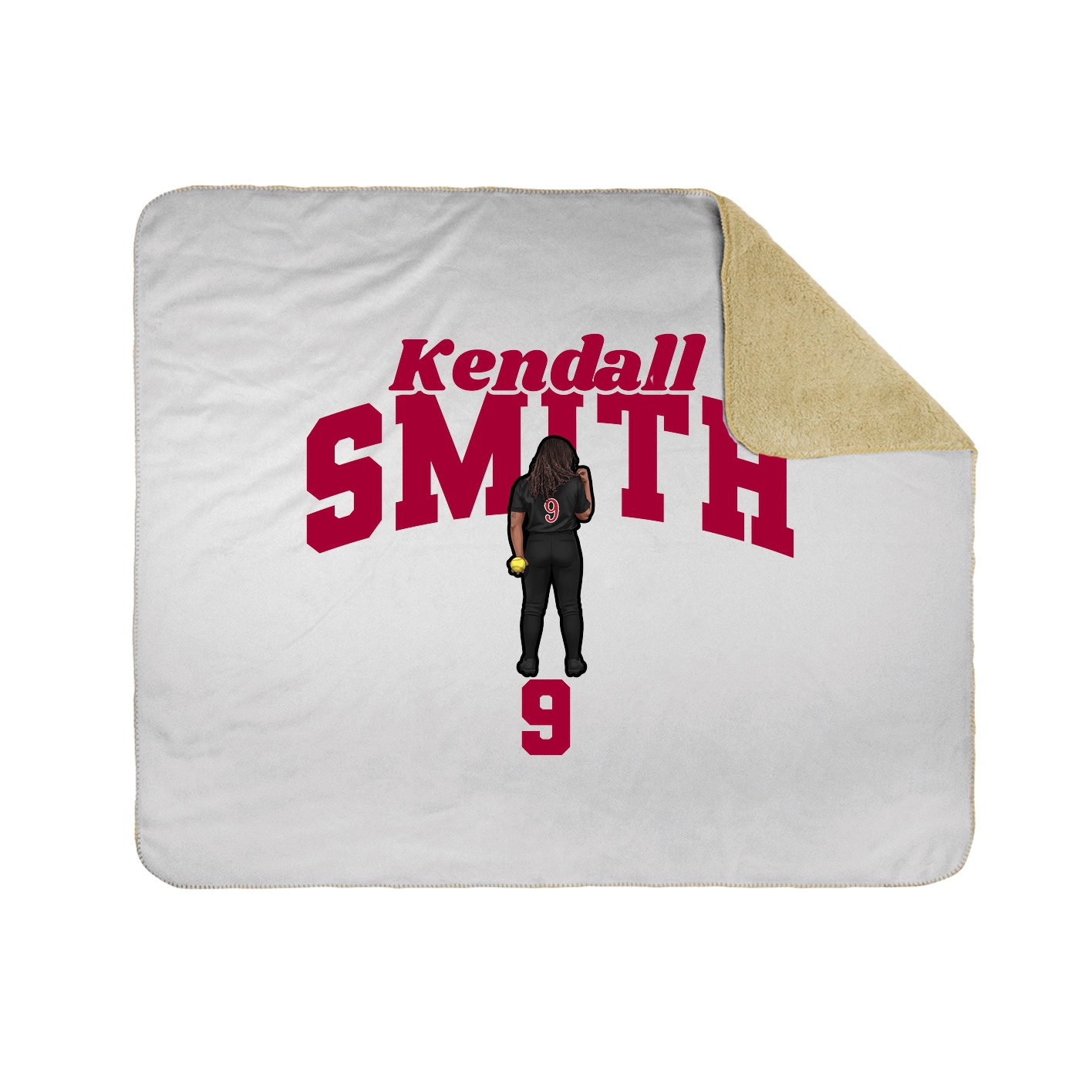 Throw Blanket — Signature Arch in White