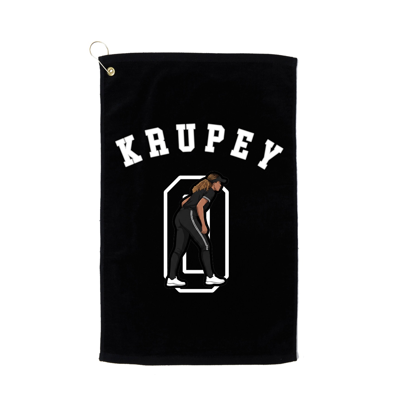 Golf Towel — Shirsey Arch in Black