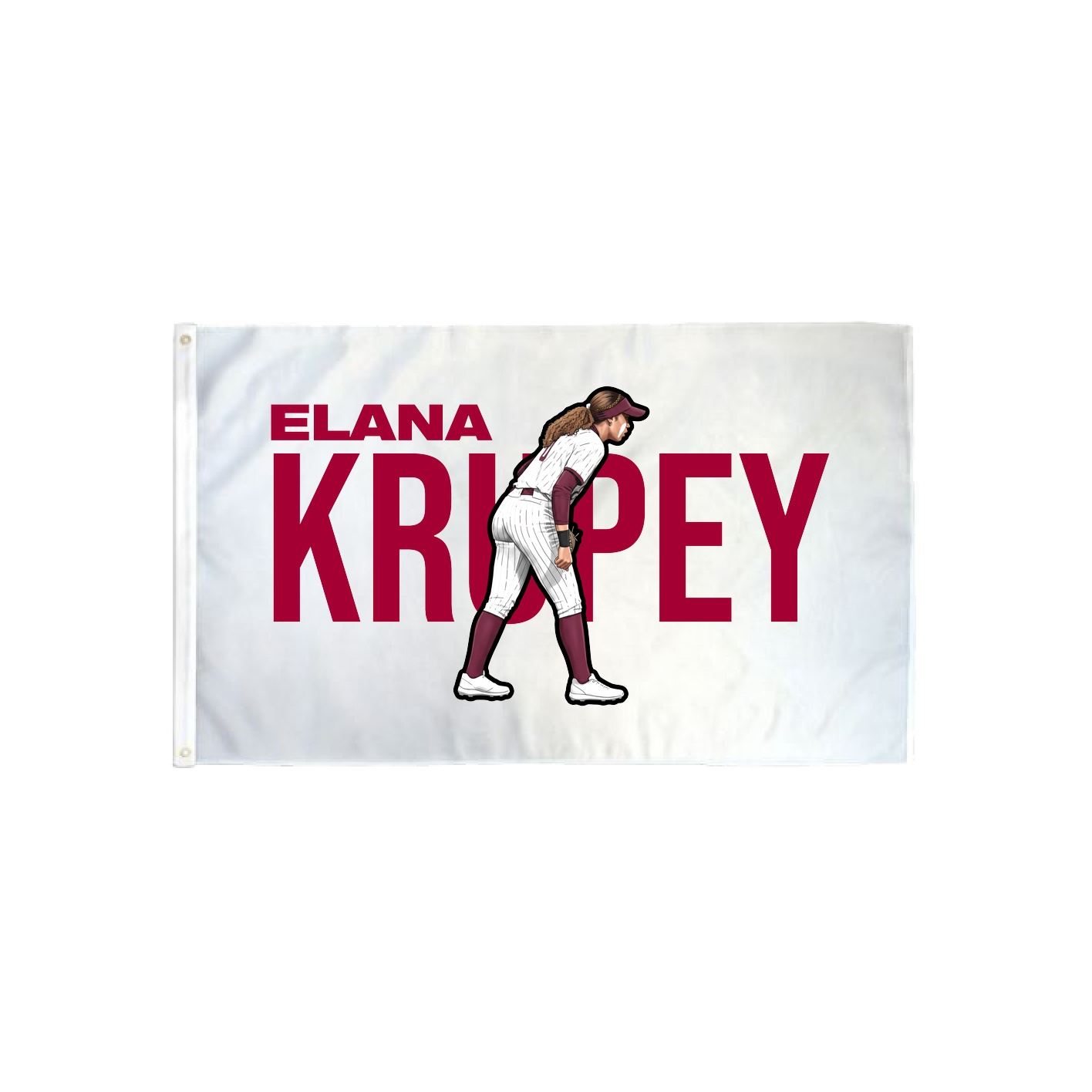 3x5 Flag — Player Name in Classic