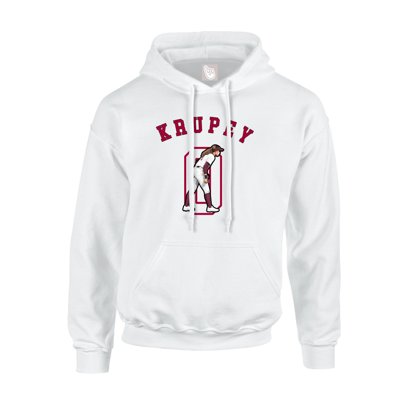 Youth Hoodie — Shirsey Arch in White