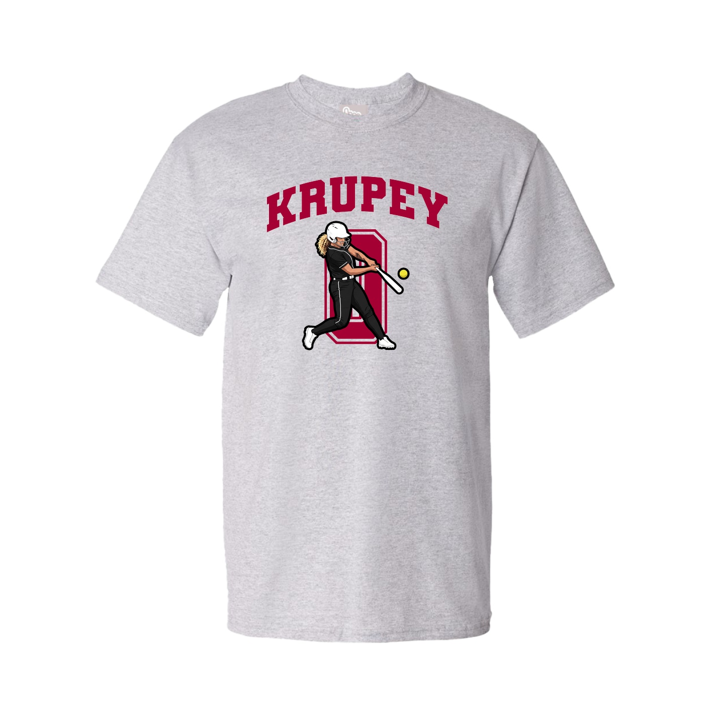Youth Tee — Number in Grey